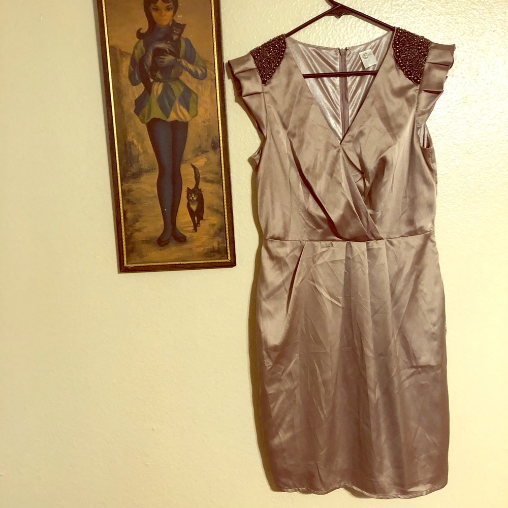 C. Luce studded shoulder dress size S